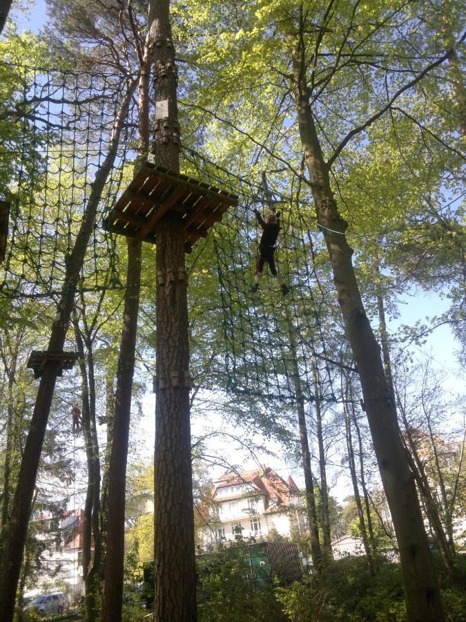 Inspektorenhaus Am Jagdschloss Mit Meerblick Hohen Niendorf Bagian luar foto